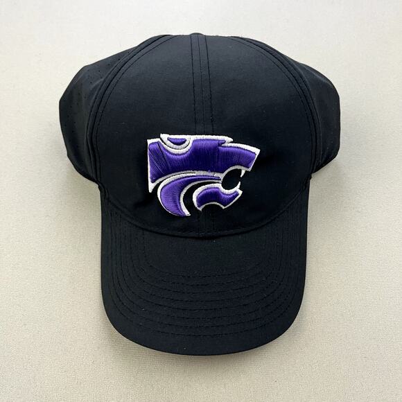 Nike Kansas State Wildcats Hat Cap Strapback Black University College Adjustable - Picture 2 of 6